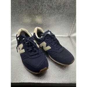 New Balance 996 Womens 7 B Navy Beige Sneakers Athletic Terraces Trainers Casual